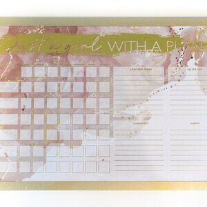 BOSS Babe Social Media White Erase Board Calendar Planner